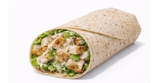 Chicken Ceasar Wrap.