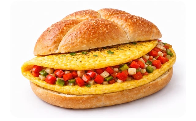 Vegetable Oml Sandwich.
