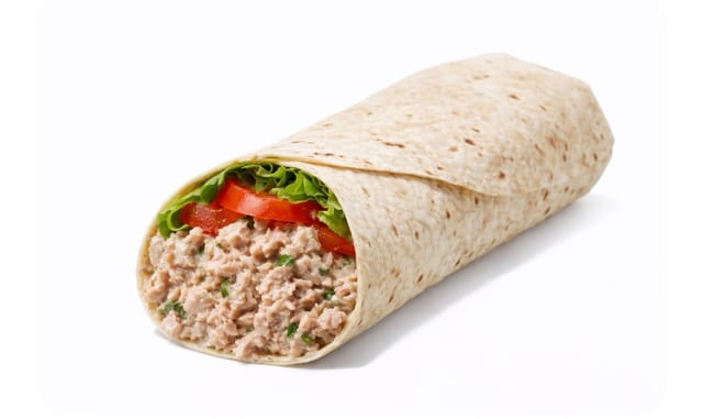 Tuna Salad GF Wrap.