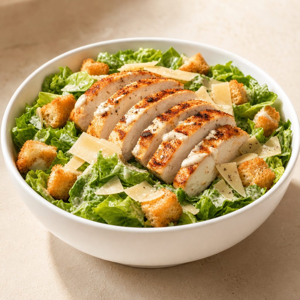 Chicken Caesar Salad.
