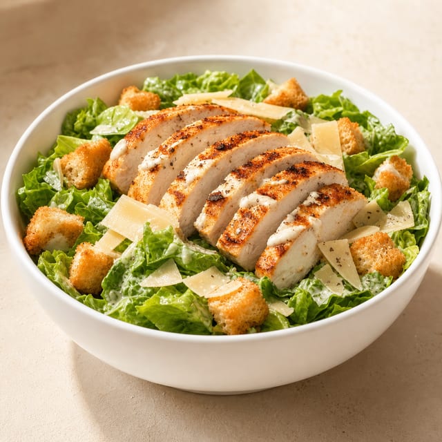 Chicken Caesar Salad.