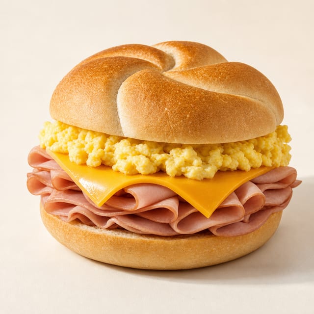 Ham EGG Cheese.