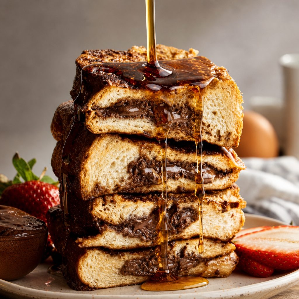 Nutella Banana French Toast.