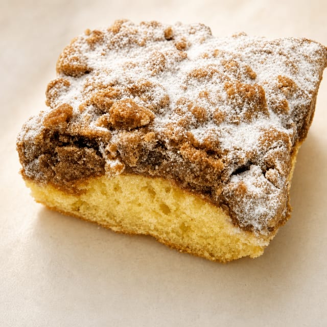 Homemade Crumbcake.