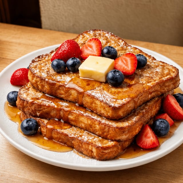 Homemade French Toast.